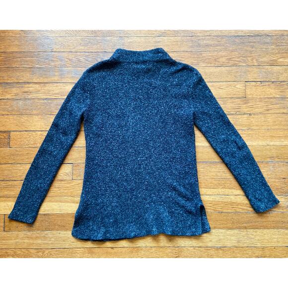 OLD NAVY Gray Speckled Mock Neck Sweater sz XS - Picture 6 of 11